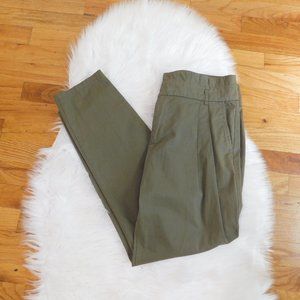 Zara Basics Olive Green Pants